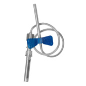 Игла-бабочка Mr Med 23G 0.8х38 мм голубая с луер-адаптером (100 штук в упаковке) купить в интернет-магазине товаров для офиса и дома ТопГрад с доставкой