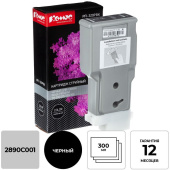 Картридж струйный Комус PFI-320BK 2890C001 для Canon черный совместимый повышенной емкости