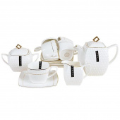 Сервиз чайный Korall Снежная Королева (LQT/СРТ 0115A) на 6 персон фарфор (15 предметов)