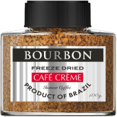 Кофе растворимый сублимированный Bourbon Cafe Creme 100 г (стеклянная банка) купить в интернет-магазине товаров для офиса и дома ТопГрад с доставкой