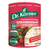 Хлебцы Dr.Korner Злаковый коктейль клюквенный пшеничные 100 г купить в интернет-магазине товаров для офиса и дома ТопГрад с доставкой