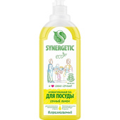Средство для мытья посуды Synergetic Антибактериальное Лимон 1 л