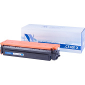 Картридж лазерный NV Print CF401X NV-CF401XC для HP голубой совместимый повышенной емкости