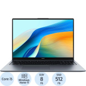 Ноутбук Huawei MateBook D 16 MCLG-X 16" Gray Intel Core i5 13420H/8  ГБ/SSD 512 ГБ (53014CNC)
