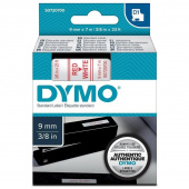 Картридж для принтера этикеток Dymo S0720700 D1 для LM160, LM210D, LM420P, LM280, PNP (9 мм x 7 м цвет ленты белый, шрифт красный)