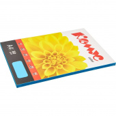 Бумага цветная для печати Комус Color голубая интенсив (А4, 80 г/кв.м, 100 листов)