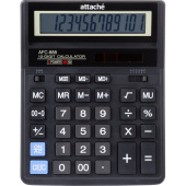 Калькулятор настольный Attache AFС-888 12-разрядный черный 210х165 мм