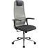 Кресло для руководителя Metta SU-B-8/Sit 8 B1-8U  серое/чёрное/серебристое (сетка/ткань, металл) купить в интернет-магазине товаров для офиса и дома ТопГрад с доставкой