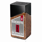 Кофе растворимый Egoiste Platinum 100 г (стеклянная банка) купить в интернет-магазине товаров для офиса и дома ТопГрад с доставкой