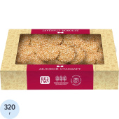 Печенье сдобное Деловой Стандарт с кунжутом 320 г купить в интернет-магазине товаров для офиса и дома ТопГрад с доставкой