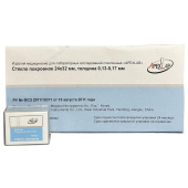 Стекло покровное 24x32 мм (1000 штук в упаковке) купить в интернет-магазине товаров для офиса и дома ТопГрад с доставкой