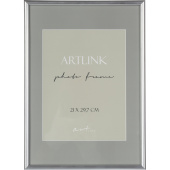 Рамка Decoline Silver А4 21x30 см пластиковый багет 10 мм серебристая