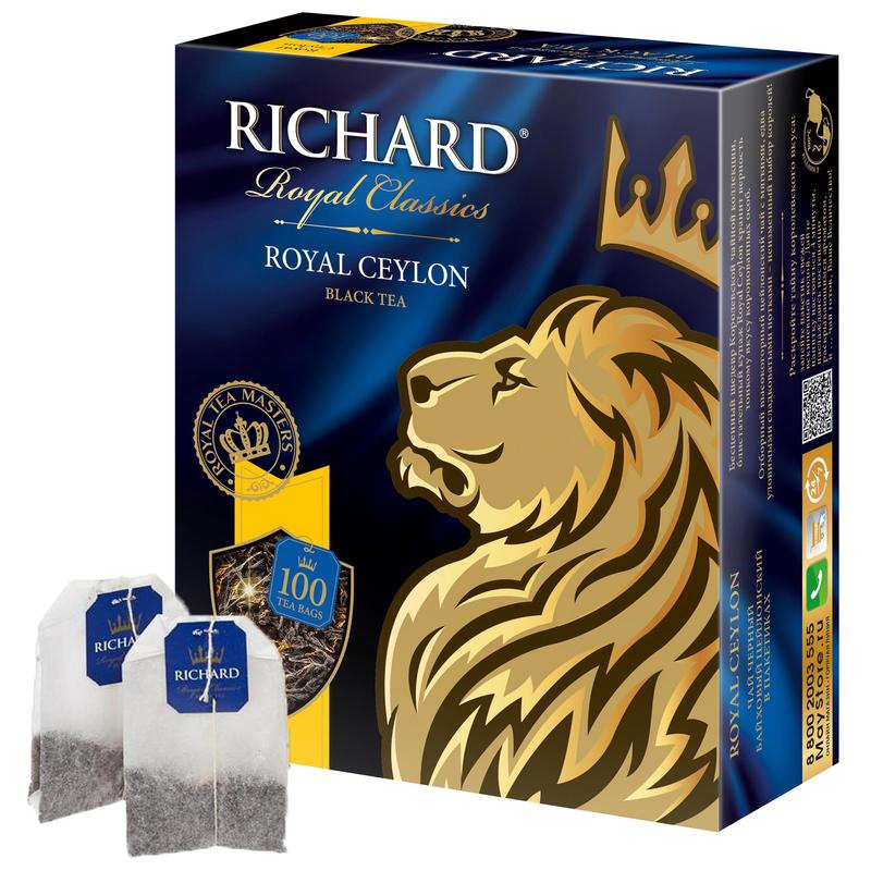 Чай черный Richard Royal Ceylon 100 пакетиков