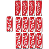 Напиток газированный Coca-Cola 0.33 л (12 штук в упаковке) купить в интернет-магазине товаров для офиса и дома ТопГрад с доставкой