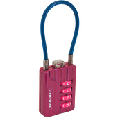 Замок навесной кодовый Аллюр ВС1КТ-30/3 30 мм розовый