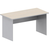 Стол прямой Easy Standard (дуб светлый/серый, 1400х600х740 мм)
