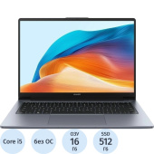 Ноутбук Huawei MateBook D 14 MDG-X 14" Gray Intel Core i5 13420H/16  ГБ/SSD 512 ГБ (53014BSB)