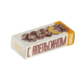 Пряники Полет Шоколадные с кусочками апельсина, 250г купить в интернет-магазине товаров для офиса и дома ТопГрад с доставкой