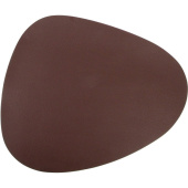 Салфетка сервировочная (плейсмат) Nouvelle Home Экокожа 37x45 см  коричневая (4 штуки в упаковке)