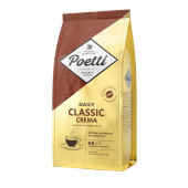 Кофе в зернах Poetti Daily Classic Crema 250 г купить в интернет-магазине товаров для офиса и дома ТопГрад с доставкой