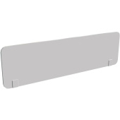 Экран к столу 140 Steel 11814 с креплением фронтальный (белый, 1400х16х396 мм)