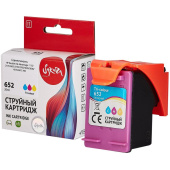 Картридж струйный Sakura 652 F6V24AE для HP цветной совместимый