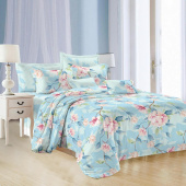 Комплект постельного белья Эльф Satin Collection Метида 1.5-спальное  микросатин 70x70 см