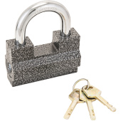 Замок навесной Аллюр ВС2-7С 83 мм серебристый