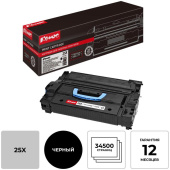 Картридж лазерный Комус 25X CF325X для HP черный совместимый повышенной емкости