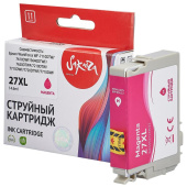 Картридж струйный Sakura C13T27134022 (27XL Magenta) для Epson пурпурный совместимый повышенной емкости