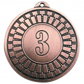 Медаль призовая 3 место 50 мм
