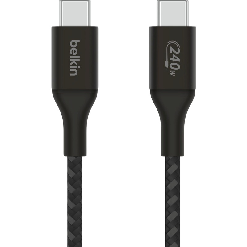Кабель Belkin Boost Charge USB Type-C - USB Type-C 240 Вт 1 метр  (CAB015bt1MBK)
