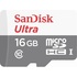 Карта памяти 16 ГБ micro SDHC SanDisk Ultra Class 10  (SDSQUNS-016G-GN3MN)