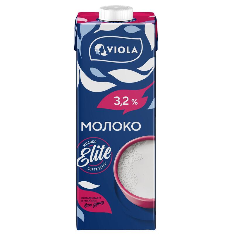 Молоко Viola ультрапастеризованное 3.2% 973 мл