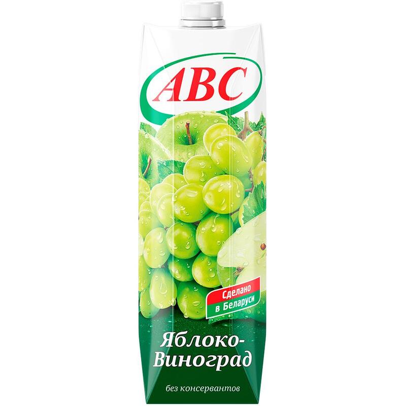 Нектар АВС яблочно-виноградный 1 л