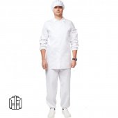 Куртка для пищевого производства мужская у17-КУ белая (размер 52-54 рост 170-176)