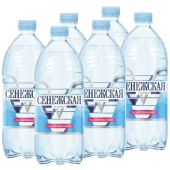 Вода минеральная Сенежская газированная 1 л купить в интернет-магазине товаров для офиса и дома ТопГрад с доставкой