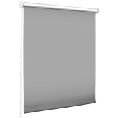 Рулонная штора Lux Blackout полиэстер графит (120х170 см)