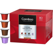 Кофе в капсулах Coffesso Classico Italiano/Crema Delicato/Espresso Superiore/Lungo (80 штук в упаковке) купить в интернет-магазине товаров для офиса и дома ТопГрад с доставкой