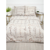 Постельное бельё Lovely textile Креатив (2-спальное с европростынёй, бязь)