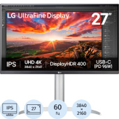 Монитор 27" LG 27UP850K-W белый/серебристый (27UP850K-W)