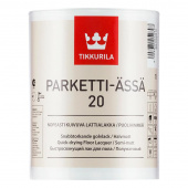 Лак паркетный Tikkurila Parketti-Assa прозрачный полуматовый 1 л