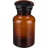 Склянка стеклянная с пробкой широкое горло 30 мл