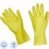 Перчатки латексные Эконом с хлопковым напылением жёлтые (размер 7, S, 12  пар в упаковке) купить в интернет-магазине товаров для офиса и дома ТопГрад с доставкой