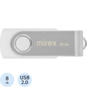 Флешка USB 2.0 8 ГБ Mirex Swivel (13600-FMUSWT08)