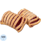 Печенье слоеное Полет штрудлики с малиной 500 г купить в интернет-магазине товаров для офиса и дома ТопГрад с доставкой