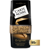 Кофе растворимый Carte Noire Original 95 г (стеклянная банка) купить в интернет-магазине товаров для офиса и дома ТопГрад с доставкой