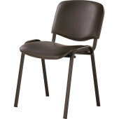 Стул офисный Easy Chair ИЗО/ISO чёрный экокожа металл чёрный (1332052)