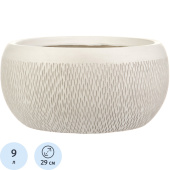 Кашпо Idealist Лотус 9 л слоновая кость (13.5x29 см)