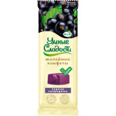 Конфеты желейные Умные сладости чёрная смородина 90 г купить в интернет-магазине товаров для офиса и дома ТопГрад с доставкой